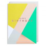 Geo Happy Birthday Card