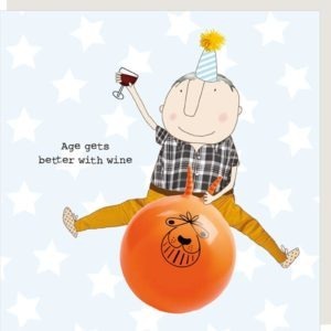 Age Wine Birthday Card