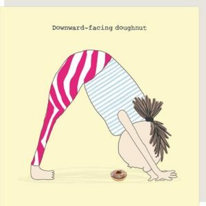 Downward Facing Doughnut Yoga Card