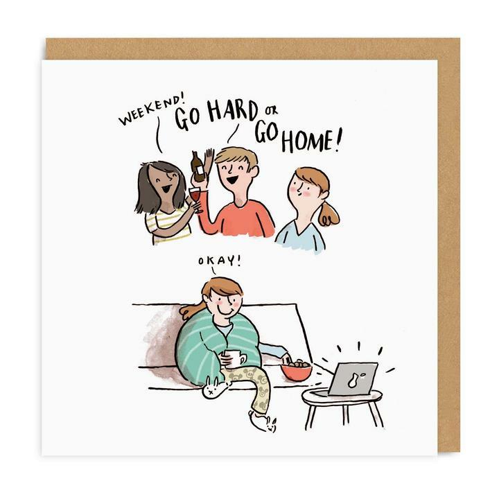 Go Hard or Go Home Card