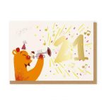 21st Birthday Trumpet Card
