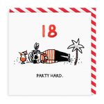 18 Party Hard Card