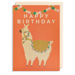 Happy Birthday Llama Card