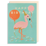 Birthday Flamingo Card