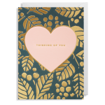 Thinking Of You Heart Card