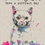 Birthday Girl Cat Card