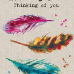Sending Love Feathers Card