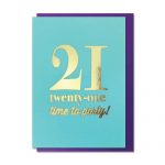 21st Birthday Time To Party Card