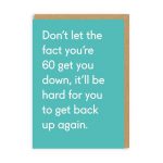 Get Back 60th Birthday Card